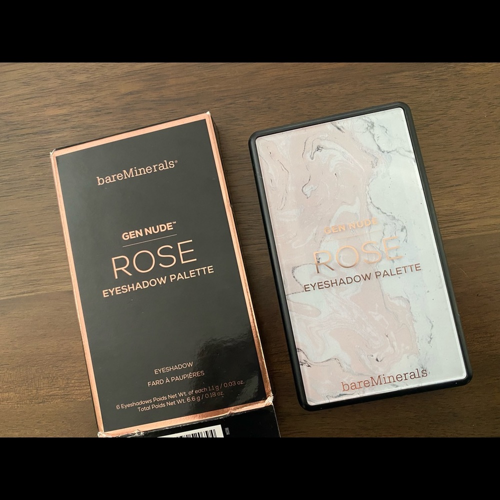 Bare Escentuals Gen Nude Eyeshadow Palette for Women, Rose By, 0.18 Oz